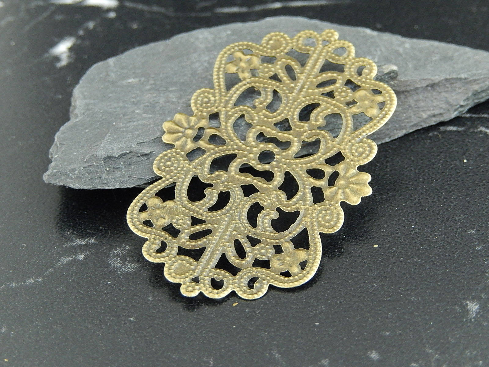 1 Estampe filigrane bronze