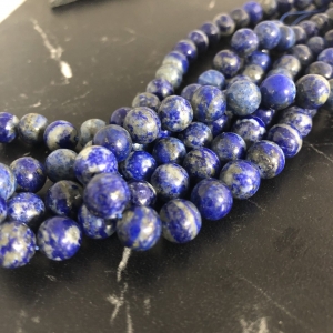 Perles Lapis Lazuli naturelles 4,6,8,10  mm